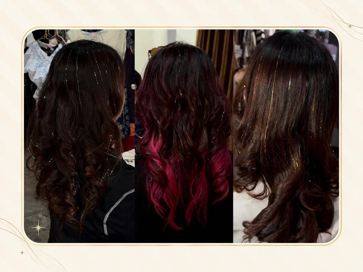 The Fairy Glam — full sparkle fairy hair with styling by Clarest Touch