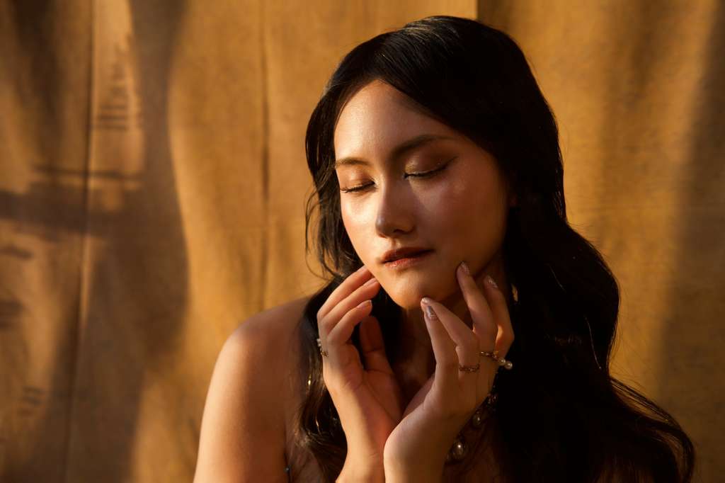 The Black Swan set — close up portrait